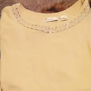Embellished Cream Women's Tunic